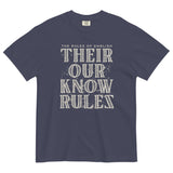 Their Our Know Rules Men's Relaxed Fit Tee