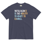 Intelligence is The Ability To Adapt Men's Relaxed Fit Tee