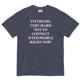 Trying Very Hard Not To Connect Men's Relaxed Fit Tee