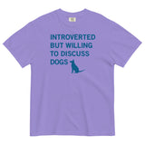 Introverted But Willing To Discuss Dogs Men's Relaxed Fit Tee