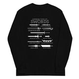 Common Types Of Swords Unisex Long Sleeve Tee