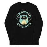 Owlways Anxious Unisex Long Sleeve Tee