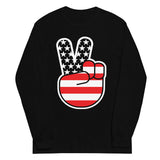 USA Peace Unisex Long Sleeve Tee