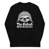Sloth, The Cutest Of The Deadly Sins Unisex Long Sleeve Tee