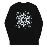 Cat Snowflake Unisex Long Sleeve Tee
