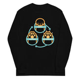 Rock Paper Scissors Paws Unisex Long Sleeve Tee