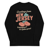 Greetings From New Jersey Unisex Long Sleeve Tee