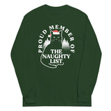 The Naughty List Unisex Long Sleeve Tee