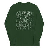Suspicious Cats Unisex Long Sleeve Tee