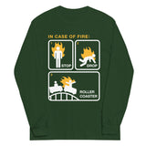 Stop Drop Roller Coaster Unisex Long Sleeve Tee