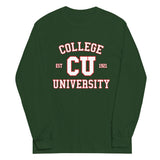 College University Unisex Long Sleeve Tee