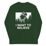 I Want To Believe Tardis Unisex Long Sleeve Tee