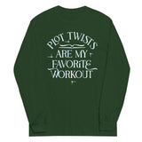 Plot Twists Are My Favorite Workout Unisex Long Sleeve Tee