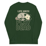 Life Hack Play Dead Unisex Long Sleeve Tee