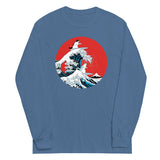 Big Wave Cats Unisex Long Sleeve Tee