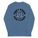 Don't Know Don't Care Unisex Long Sleeve Tee