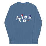 Vowel Party Time Unisex Long Sleeve Tee
