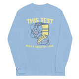 This Test Was A Piece Of Cake Unisex Long Sleeve Tee