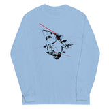 Sharks With Lasers Unisex Long Sleeve Tee