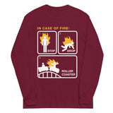 Stop Drop Roller Coaster Unisex Long Sleeve Tee