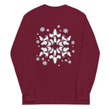 Cat Snowflake Unisex Long Sleeve Tee