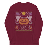 Ugly Halloween Sweater Unisex Long Sleeve Tee