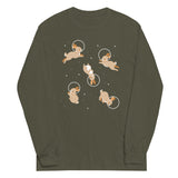 Bunnies In Space Unisex Long Sleeve Tee