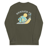 Snailed It Unisex Long Sleeve Tee