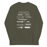 Common Types Of Swords Unisex Long Sleeve Tee