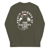 The Naughty List Unisex Long Sleeve Tee