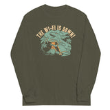 The Wi-Fi Is Down! Unisex Long Sleeve Tee
