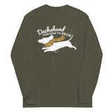 Dachshund Through The Snow Unisex Long Sleeve Tee