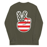 USA Peace Unisex Long Sleeve Tee