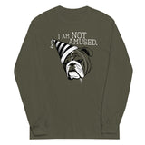 I Am Not Amused Unisex Long Sleeve Tee