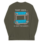Double Decker Couch Unisex Long Sleeve Tee