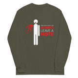 Always Leave A Note Unisex Long Sleeve Tee