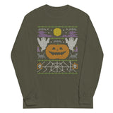Ugly Halloween Sweater Unisex Long Sleeve Tee
