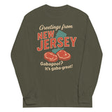 Greetings From New Jersey Unisex Long Sleeve Tee