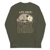 Life Hack Play Dead Unisex Long Sleeve Tee
