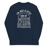 Ray Of Pitch Black Unisex Long Sleeve Tee