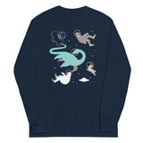 Cryptids In Space Unisex Long Sleeve Tee