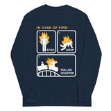 Stop Drop Roller Coaster Unisex Long Sleeve Tee