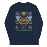 Ugly Halloween Sweater Unisex Long Sleeve Tee