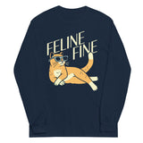 Feline Fine Unisex Long Sleeve Tee