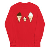 Ice Cream Family Unisex Long Sleeve Tee