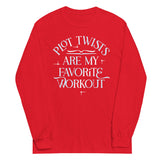 Plot Twists Are My Favorite Workout Unisex Long Sleeve Tee