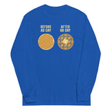 Before Ab Day After Ab Day Unisex Long Sleeve Tee