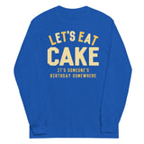 Let's Eat Cake Unisex Long Sleeve Tee