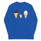 Ice Cream Family Unisex Long Sleeve Tee
