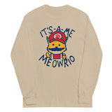 It's-a-me Meowrio Unisex Long Sleeve Tee